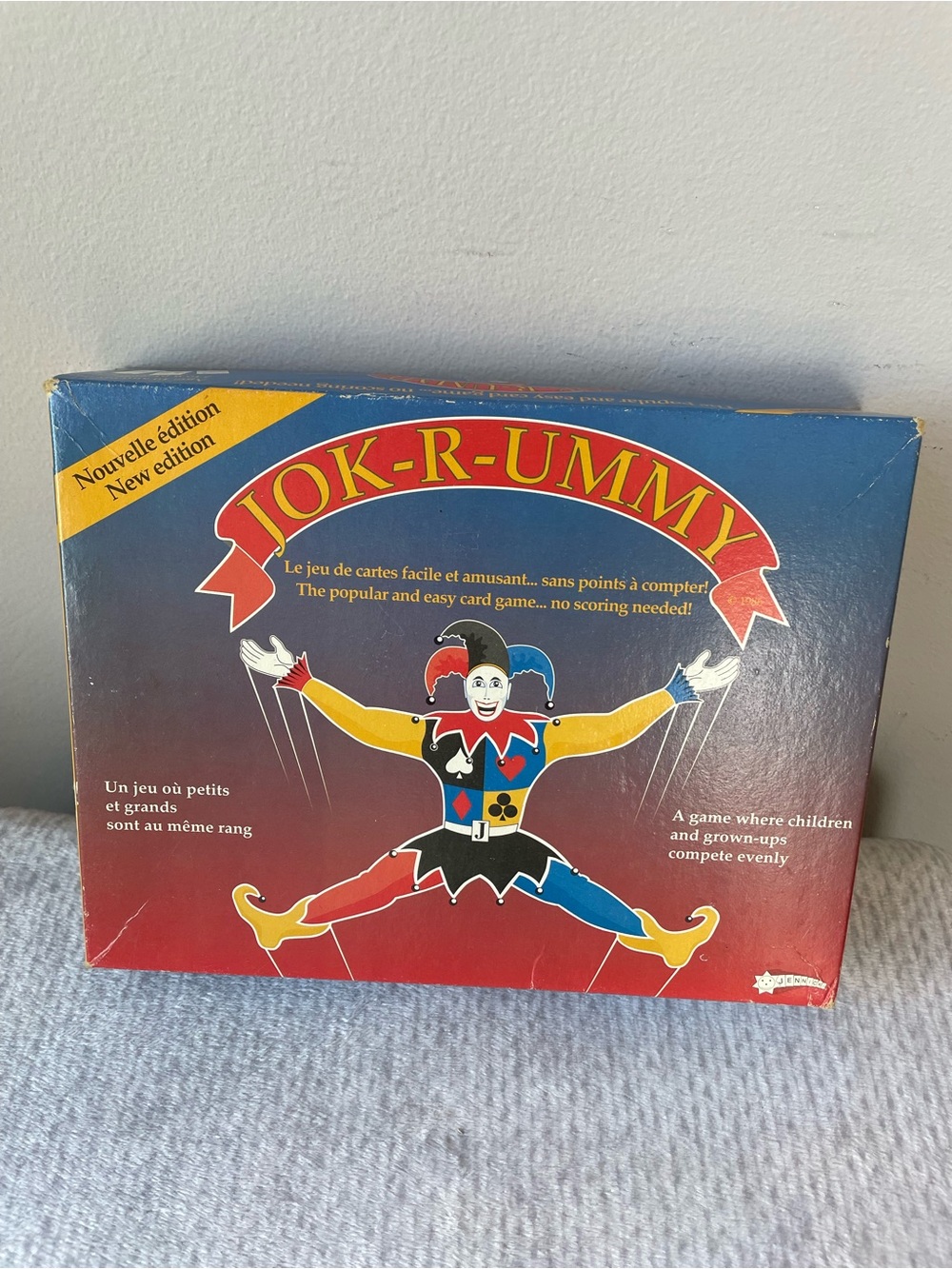 Vintage Jok-R-Rummy Card Game New Edition Jennick 1980s Retro Family Board Game